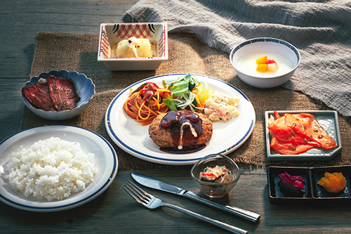 兎森夕食
